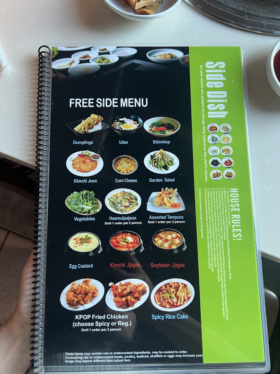 KG BBQ (Korean Garden) Menu - Image 6